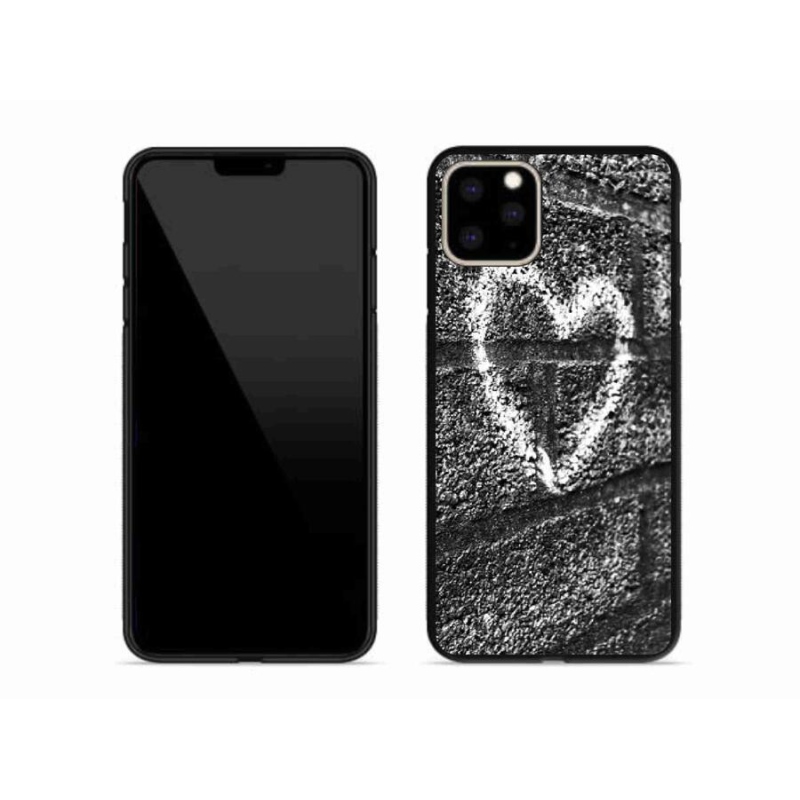 Zselés borítás mmCase iPhone 11 Pro Max készülékhez - szív a falon