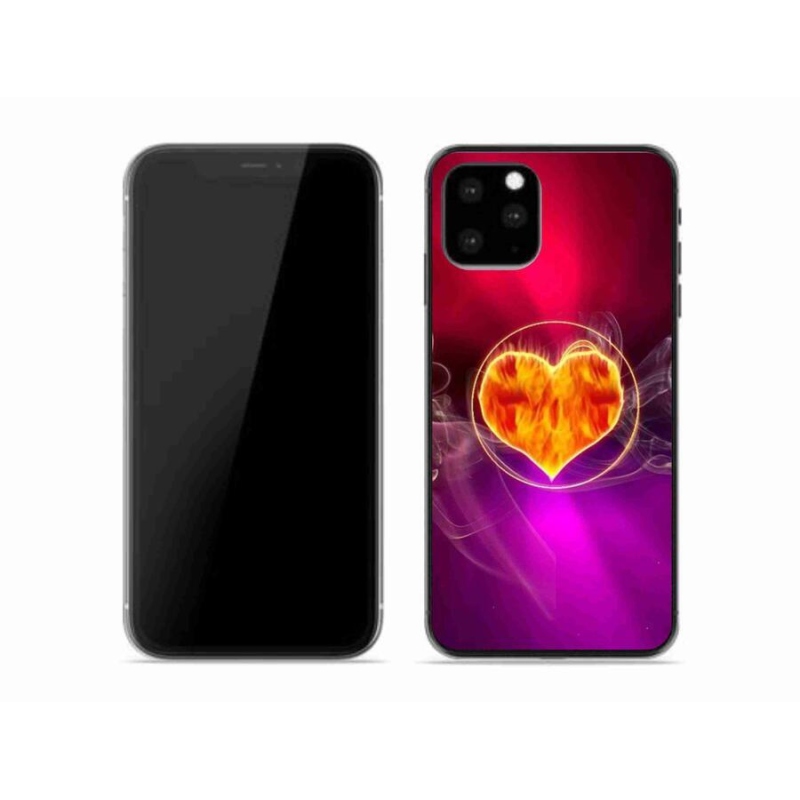 Gél borítás mmCase iPhone 11 Pro készülékhez - tüzes szív