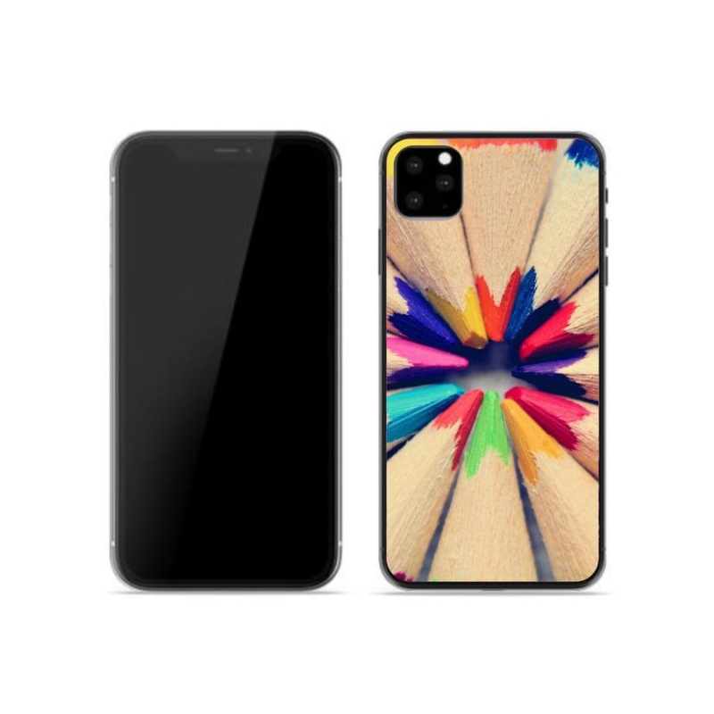 Zselés borítás mmCase iPhone 11 Pro készülékhez - zsírkréták