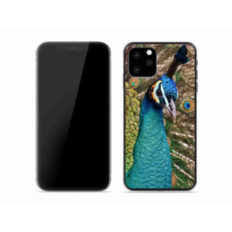 Zselés borítás mmCase iPhone 11 Pro készülékhez - páva