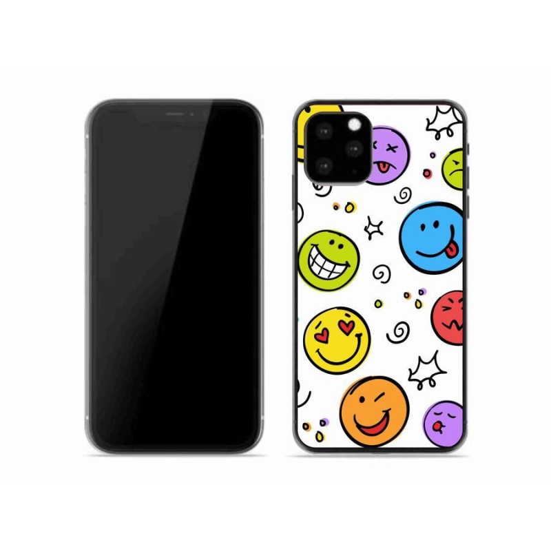 Gél borítás mmCase iPhone 11 Pro készülékhez - smiley-k
