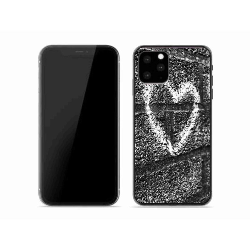 Gél borítás mmCase iPhone 11 Pro készülékhez - szív a falon