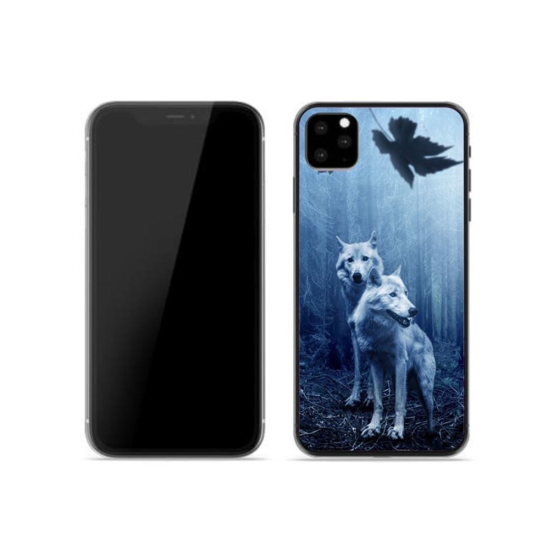 Gél borítás mmCase iPhone 11 Pro készülékhez - farkasok az erdőben