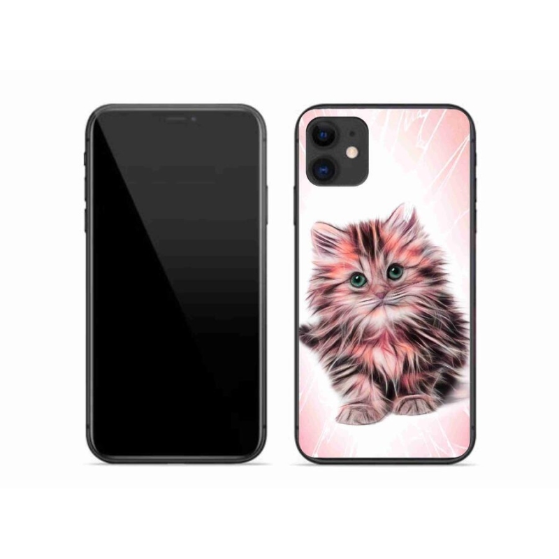 Gél borítás mmCase iPhone 11 készülékhez - aranyos cica