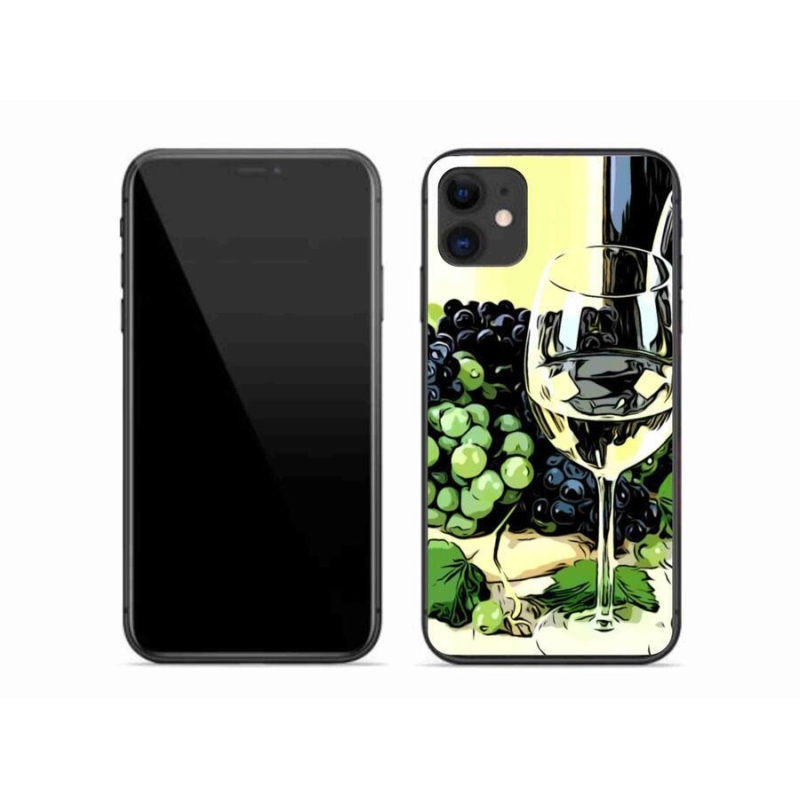 Zselés borítás mmCase iPhone 11 készülékhez - pohár bor