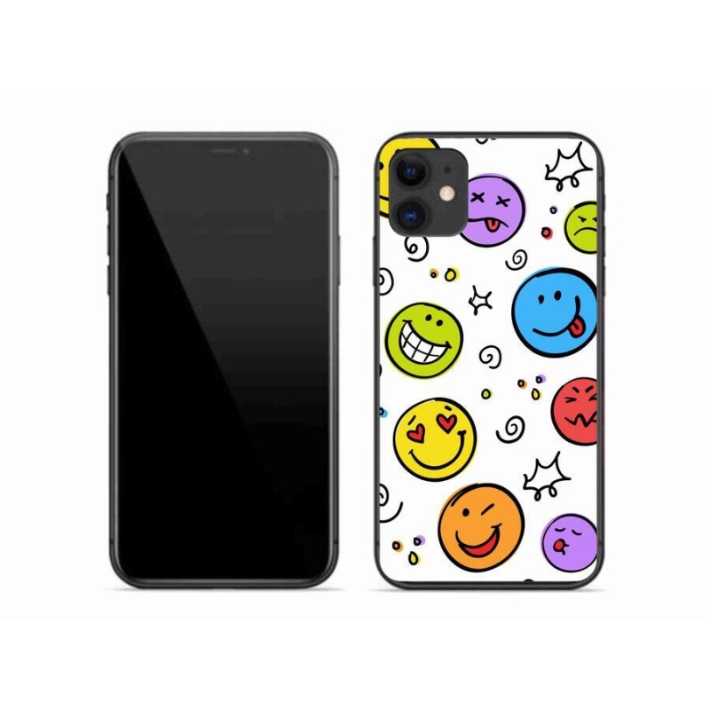 Gél borítás mmCase iPhone 11 készülékhez - smiley-k