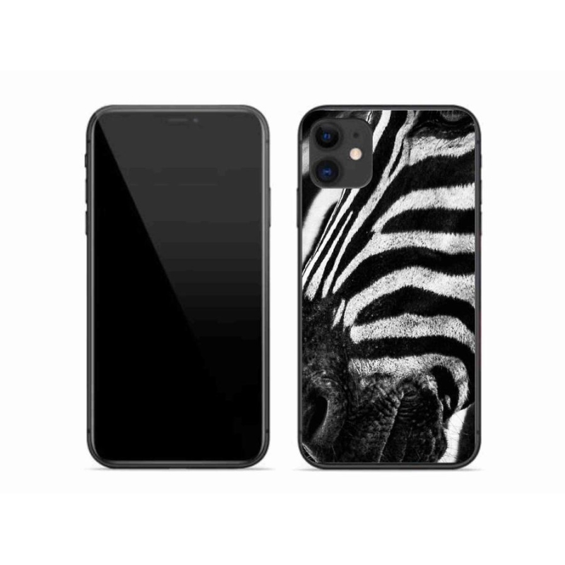 Zselés borítás mmCase iPhone 11 készülékhez - zebra