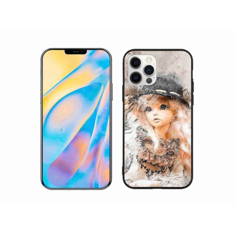 Gél borítás mmCase iPhone 12 készülékhez - lány sapkával