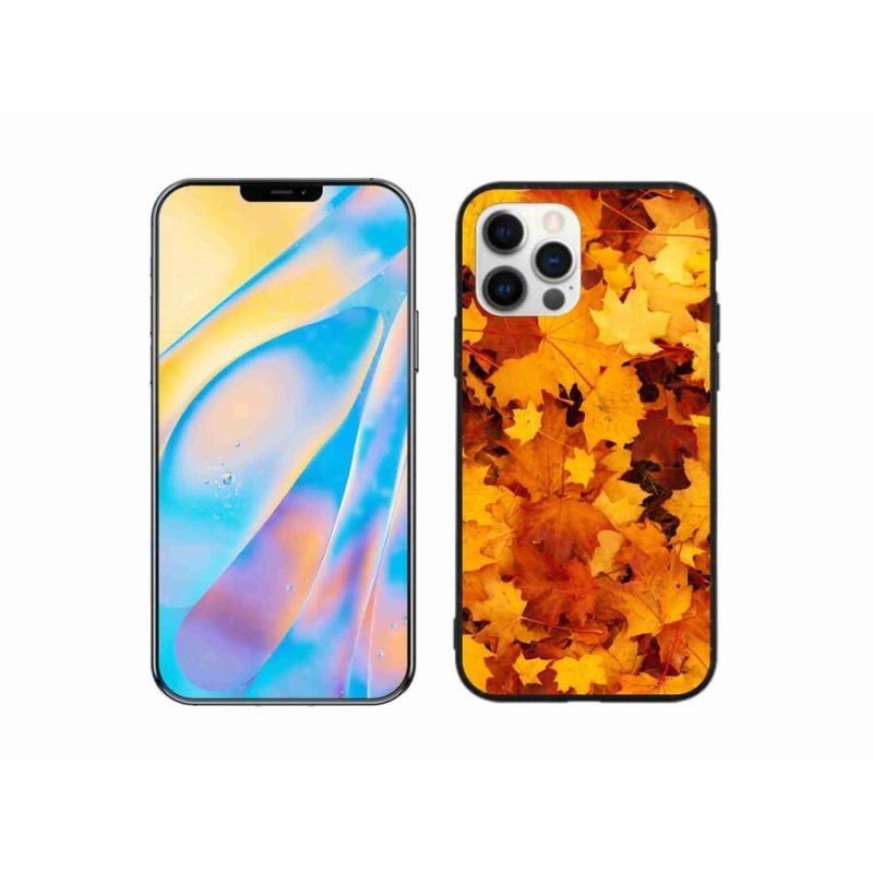 Gél borítás mmCase iPhone 12 készülékhez - juharlevelek