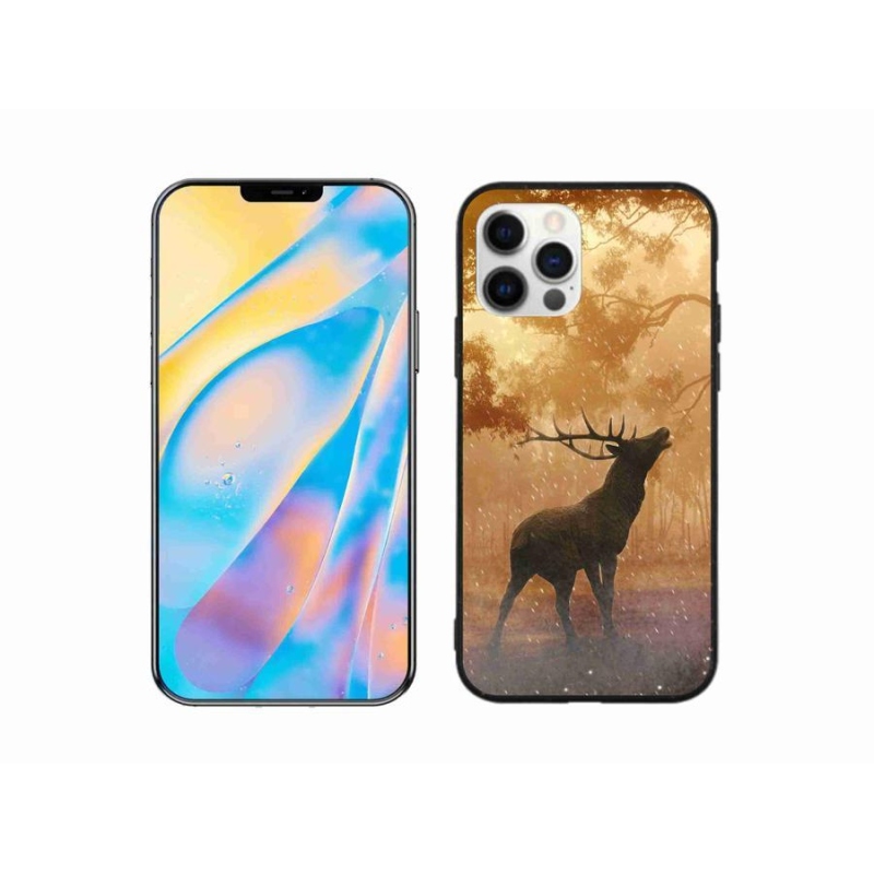Zselés borítás mmCase iPhone 12 készülékhez - szarvas a szarvasbőgésben