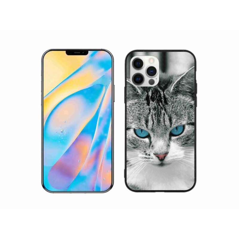 Zselés borítás mmCase iPhone 12 készülékhez - macska nézet 1