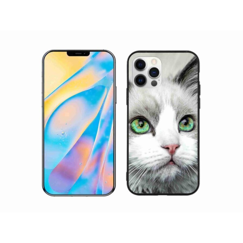 Zselés borítás mmCase iPhone 12 készülékhez - macska nézet