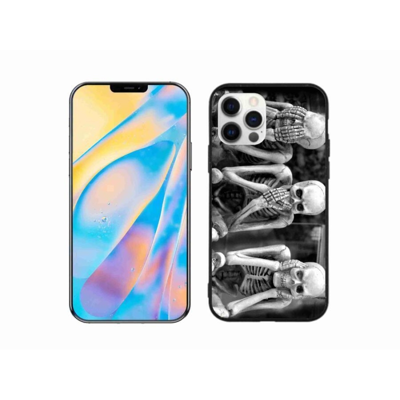 Zselés borítás mmCase iPhone 12 készülékhez - csontvázak