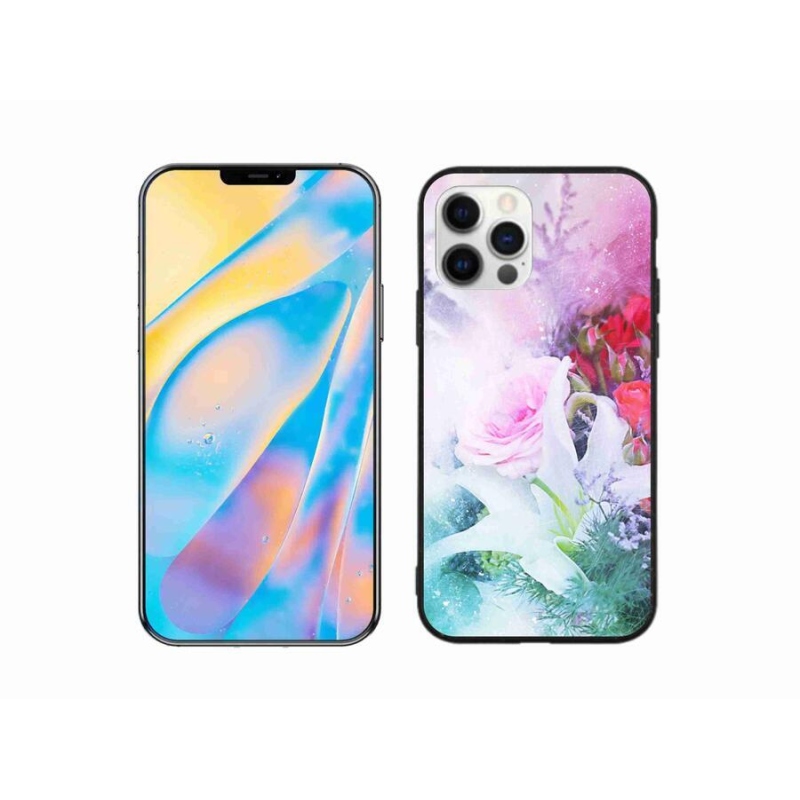 Gél borítás mmCase iPhone 12 készülékhez - virágok 4