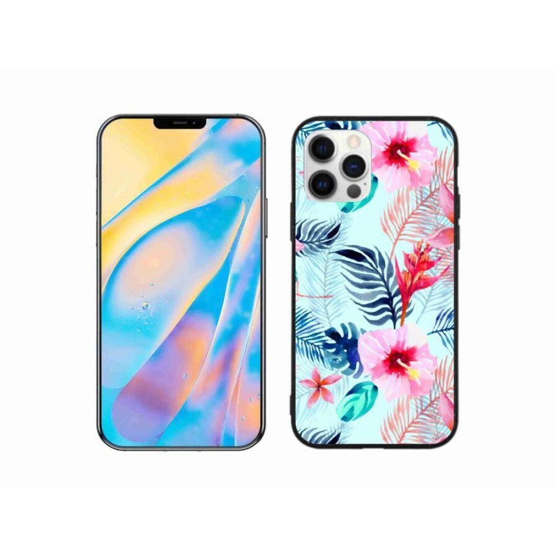 Zselés borítás mmCase iPhone 12 készülékhez - virágok