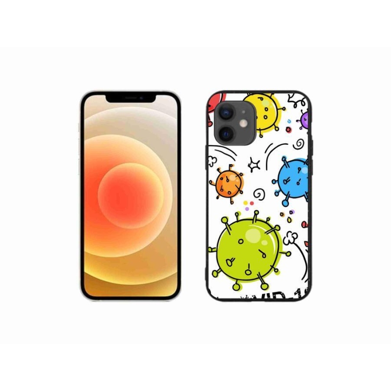 Zselés borítás mmCase iPhone 12 mini készülékhez - covid 2