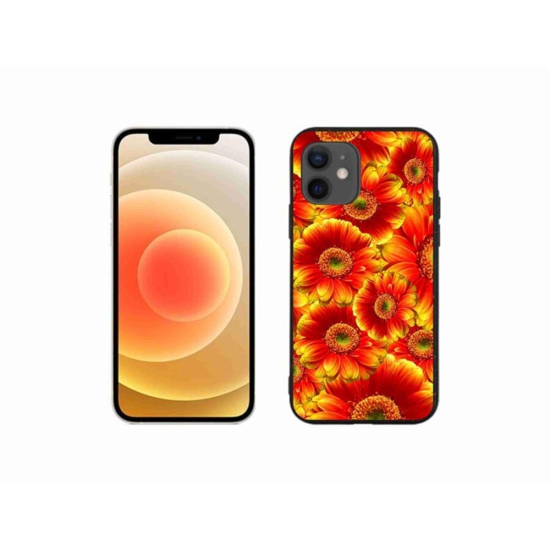 Zselés borítás mmCase iPhone 12 mini készülékhez - gerbera 1