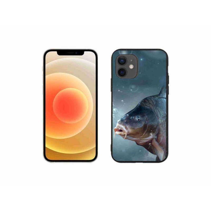 Gél borítás mmCase iPhone 12 mini készülékhez - ponty és buborékok
