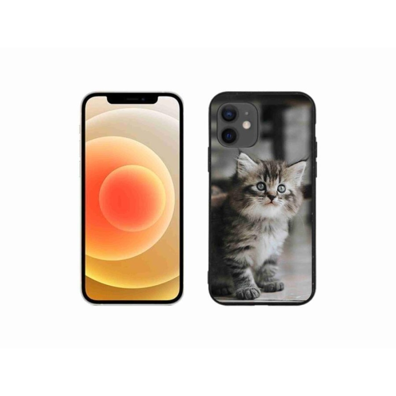 Gél borítás mmCase iPhone 12 mini készülékhez - cica
