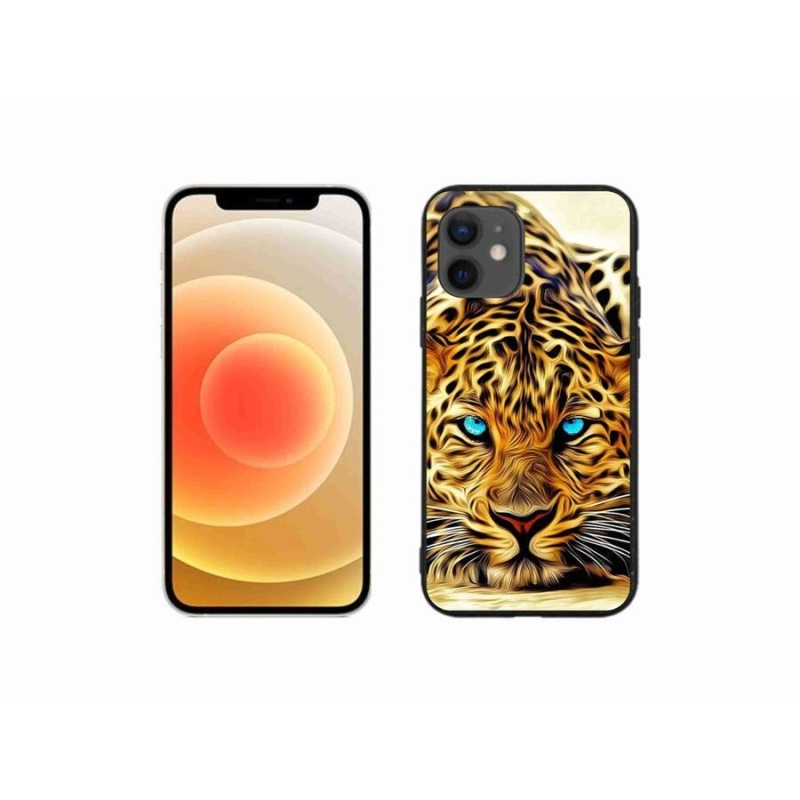 Gél borítás mmCase iPhone 12 mini készülékhez - rajzfilm tigris