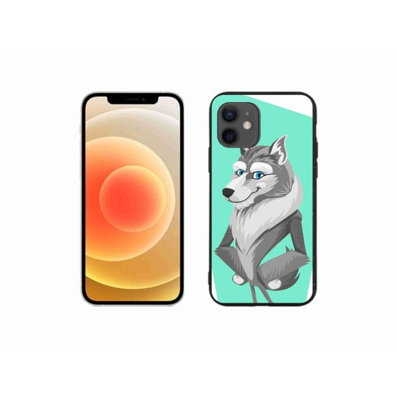 Zselés borítás mmCase iPhone 12 mini készülékhez - rajzfilmfarkas