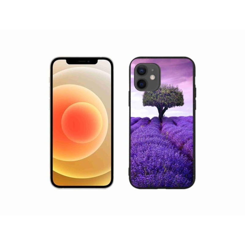 Zselés borítás mmCase iPhone 12 mini készülékhez - levendula rét