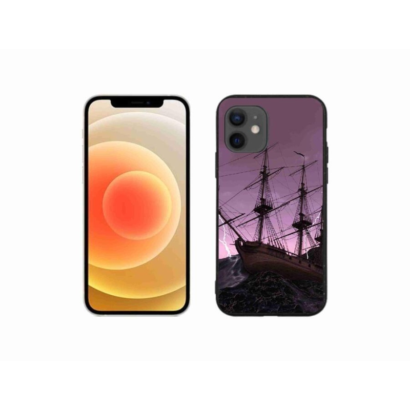 Zselés borítás mmCase iPhone 12 mini készülékhez - hajó a viharban