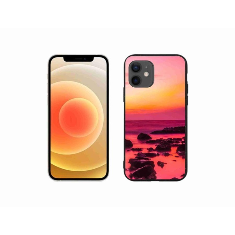 Zselés borítás mmCase iPhone 12 mini készülékhez - tenger és ragyogás