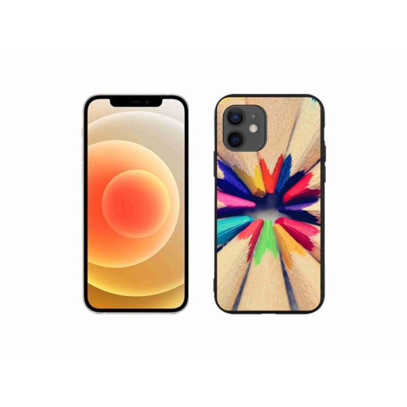 Zselés borítás mmCase iPhone 12 mini készülékhez - zsírkréták