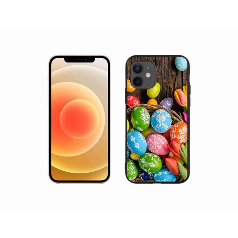 Gél borítás mmCase iPhone 12 mini készülékhez - Húsvéti tojás