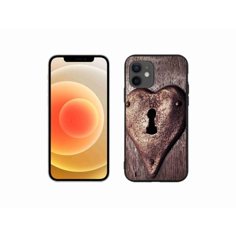 Zselés borítás mmCase iPhone 12 mini készülékhez - szív alakú zár