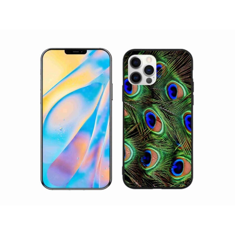 Zselés borítás mmCase iPhone 12 készülékhez - pávatoll