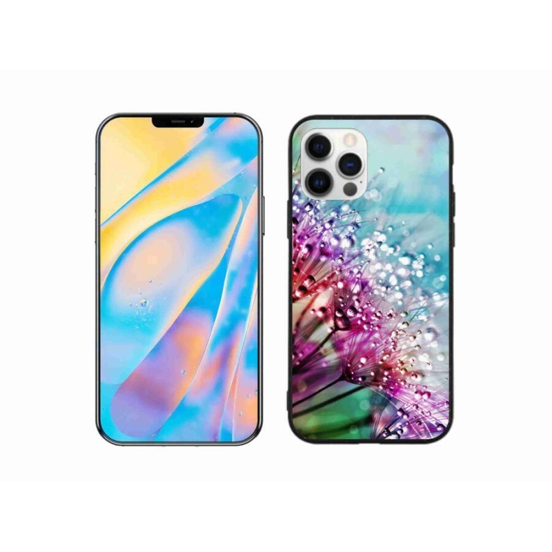 Gél borítás mmCase iPhone 12 Pro készülékhez - színes virágok