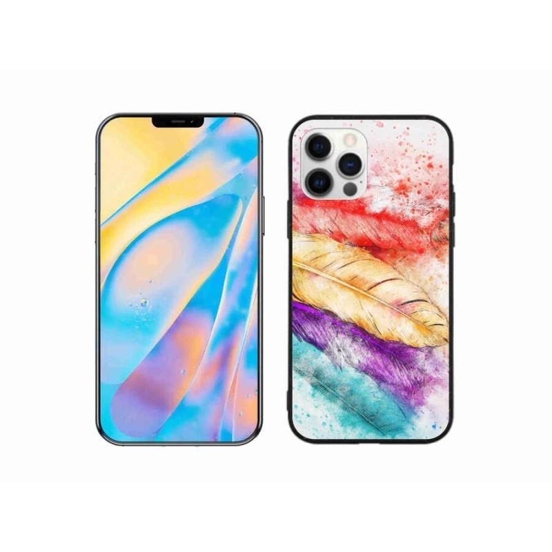 Zselés borítás mmCase iPhone 12 Pro készülékhez - színes toll