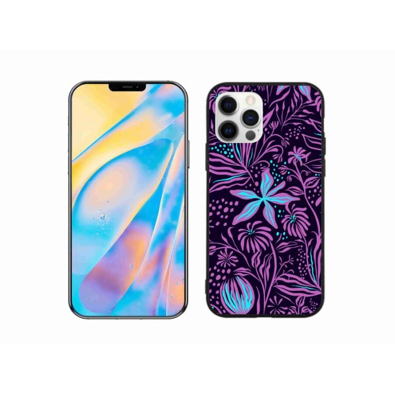 Zselés borítás mmCase iPhone 12 Pro készülékhez - virágok 2