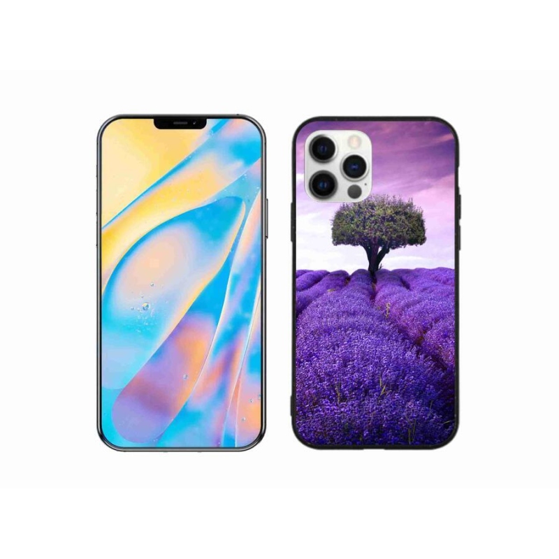 Zselés borítás mmCase iPhone 12 Pro készülékhez - levendula rét
