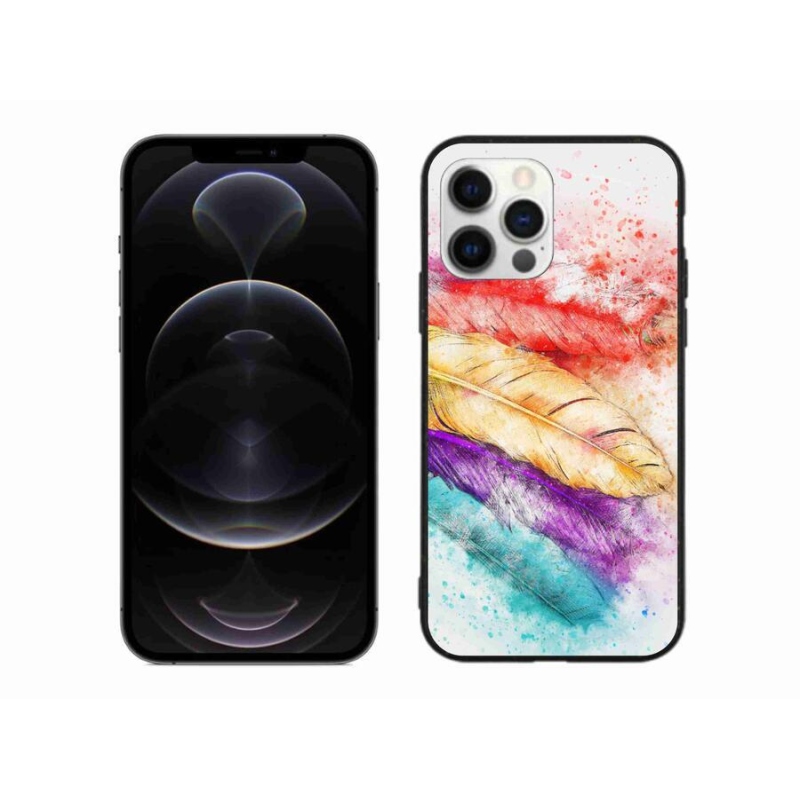 Gél védőburkolat mmCase iPhone 12 Pro Max készülékhez - színes toll