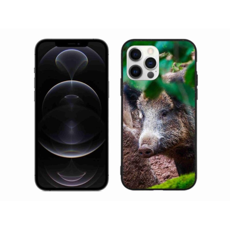 Zselés borítás mmCase iPhone 12 Pro Max készülékhez - vaddisznó