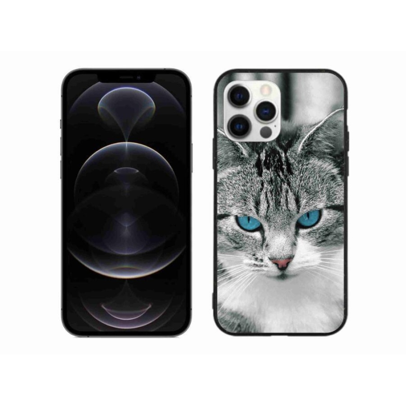 Zselés borítás mmCase iPhone 12 Pro Max készülékhez - macska nézet 1