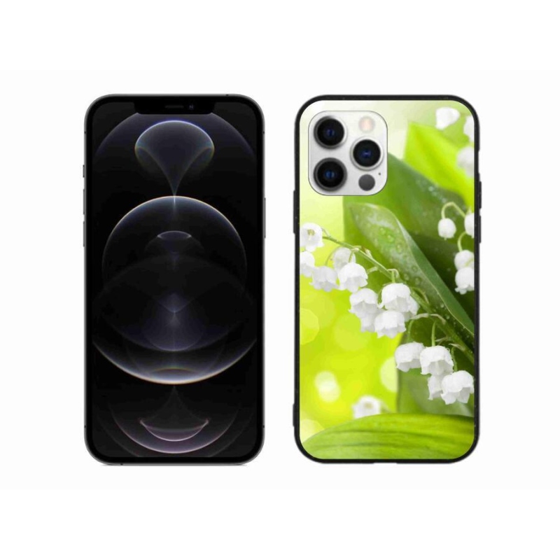 Zselés borítás mmCase iPhone 12 Pro Max készülékhez - gyöngyvirág