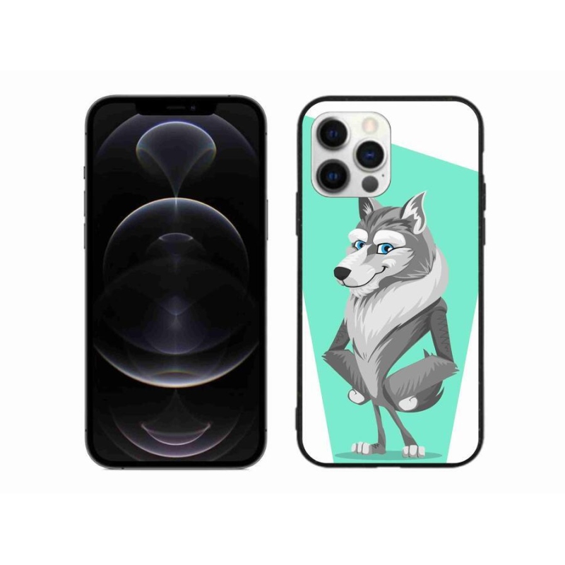 Zselés borítás mmCase iPhone 12 Pro Max készülékhez - rajzfilmfarkas