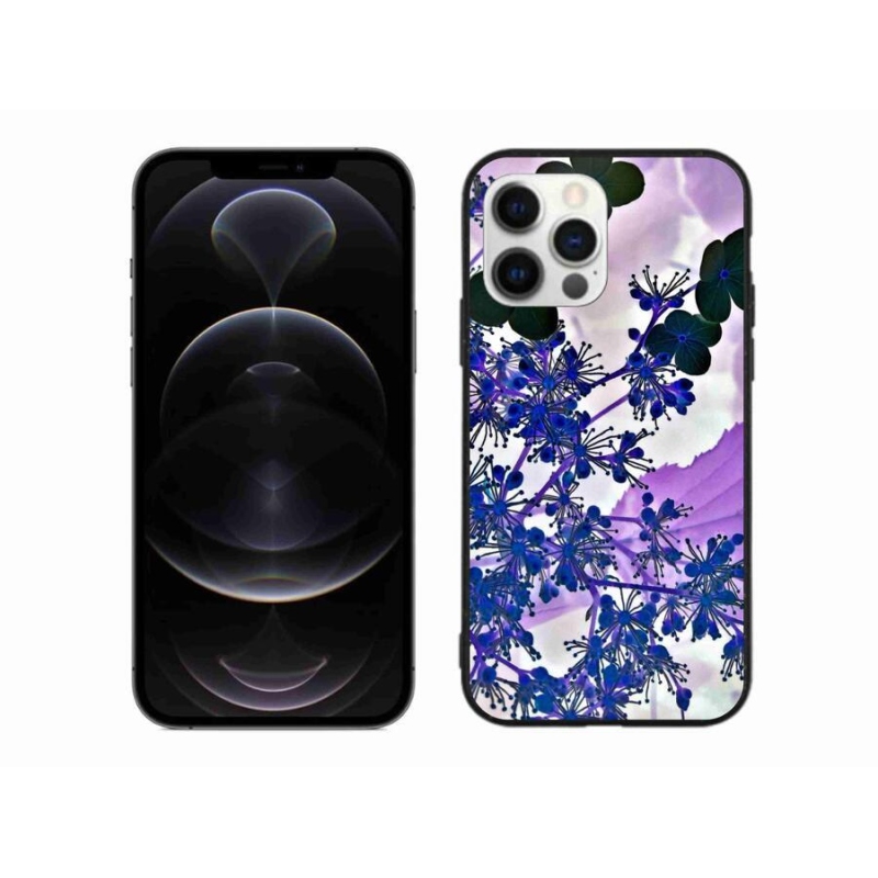 Zselés borítás mmCase iPhone 12 Pro Max készülékhez - hortenzia virág