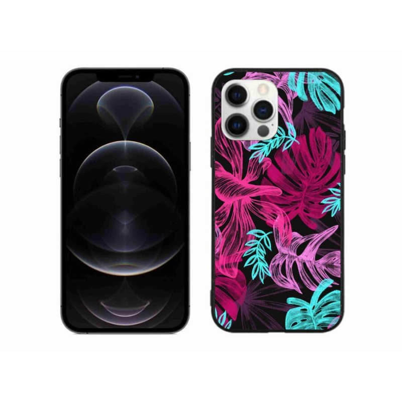 Zselés borítás mmCase iPhone 12 Pro Max készülékhez - virágok 1