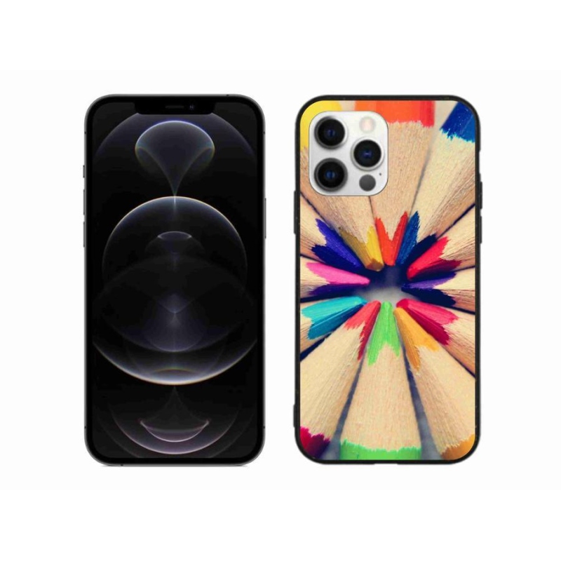 Zselés borítás mmCase iPhone 12 Pro Max készülékhez - zsírkréták