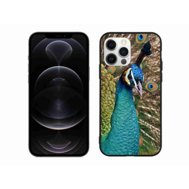 Zselés borítás mmCase iPhone 12 Pro Max készülékhez - páva