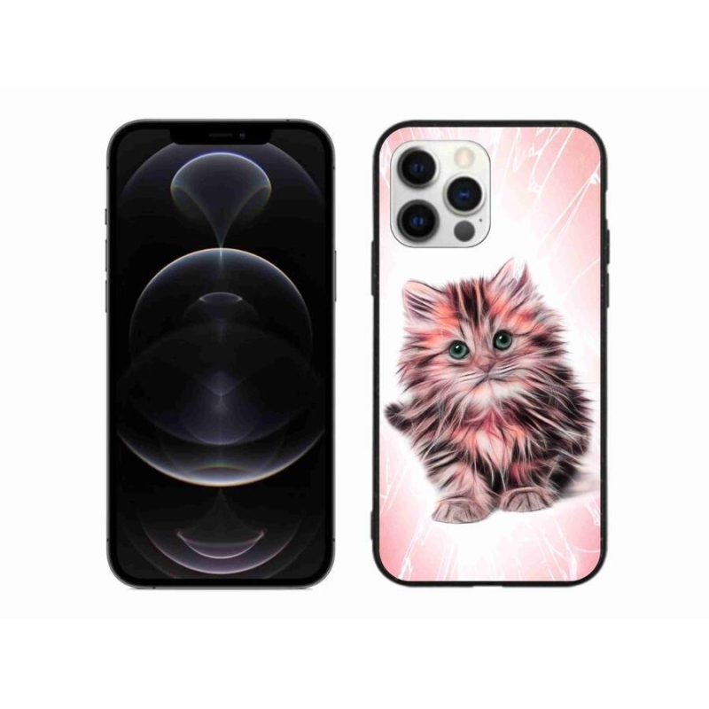Gél borítás mmCase iPhone 12 Pro Max készülékhez - aranyos cica
