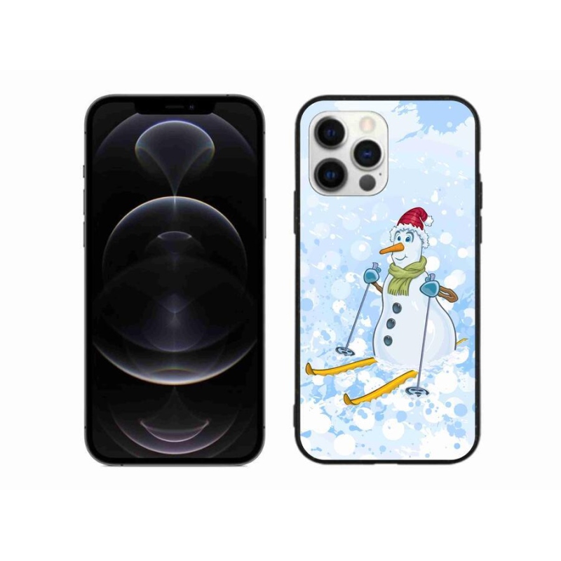 Gél borítás mmCase iPhone 12 Pro Max készülékhez - hóember