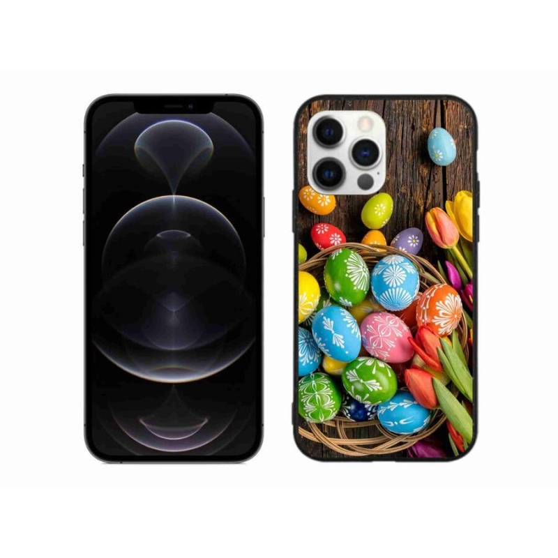 Gél borítás mmCase iPhone 12 Pro Max készülékhez - Húsvéti tojás