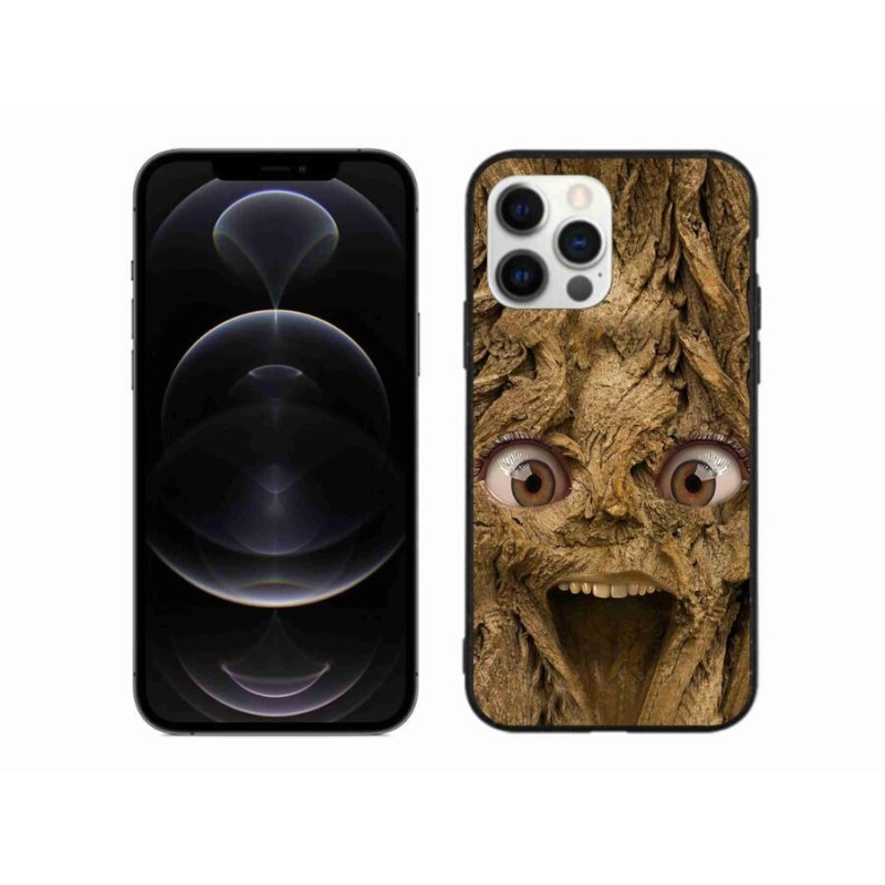 Gél borítás mmCase iPhone 12 Pro Max készülékhez - boldog fa szemekkel