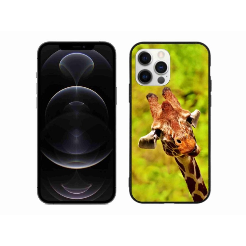 Zselés borítás mmCase iPhone 12 Pro Max készülékhez - zsiráf